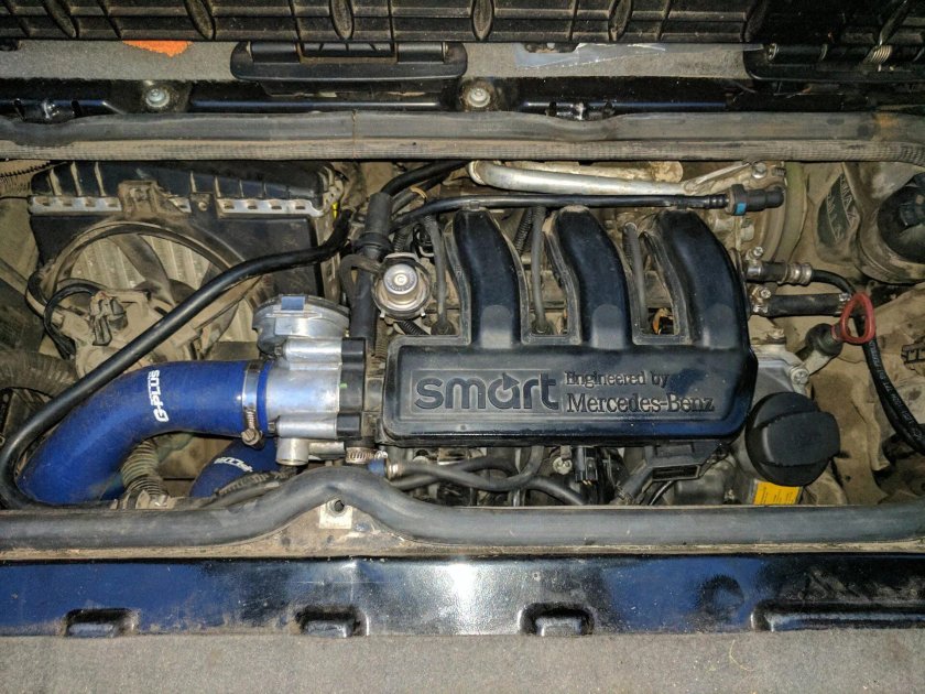 Smart Roadster двигатель