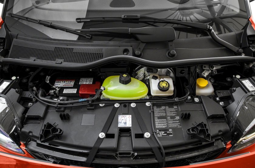 Smart Fortwo 451 под капотом