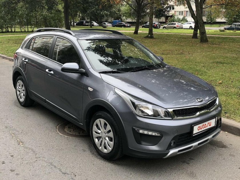 Kia Rio x серый 2021