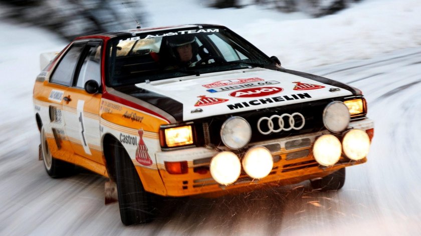 Audi 80 quattro ралли