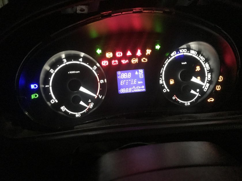 Приборка Лада Приора 2