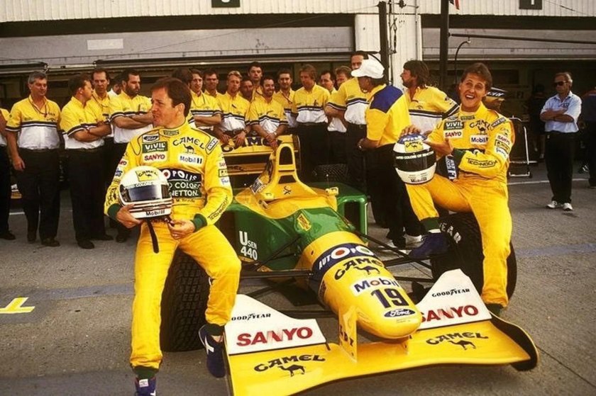 Бенеттон Шумахера 1992