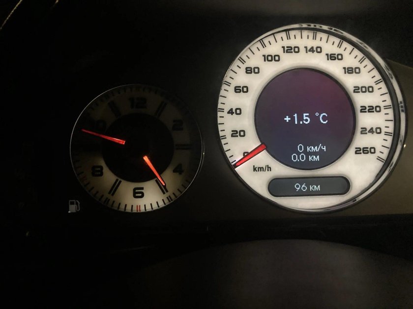 Шкала приборов w211