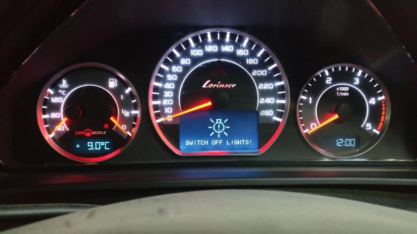 Циферблат приборки w202