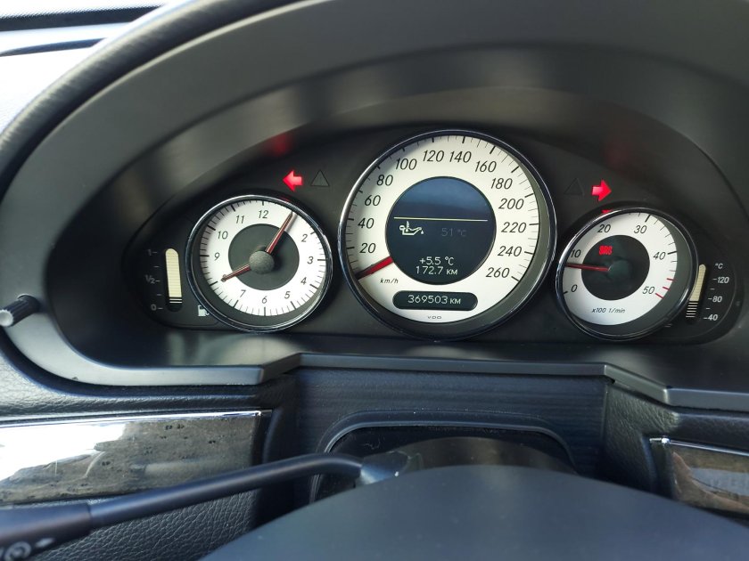 Приборка 211 Мерседес