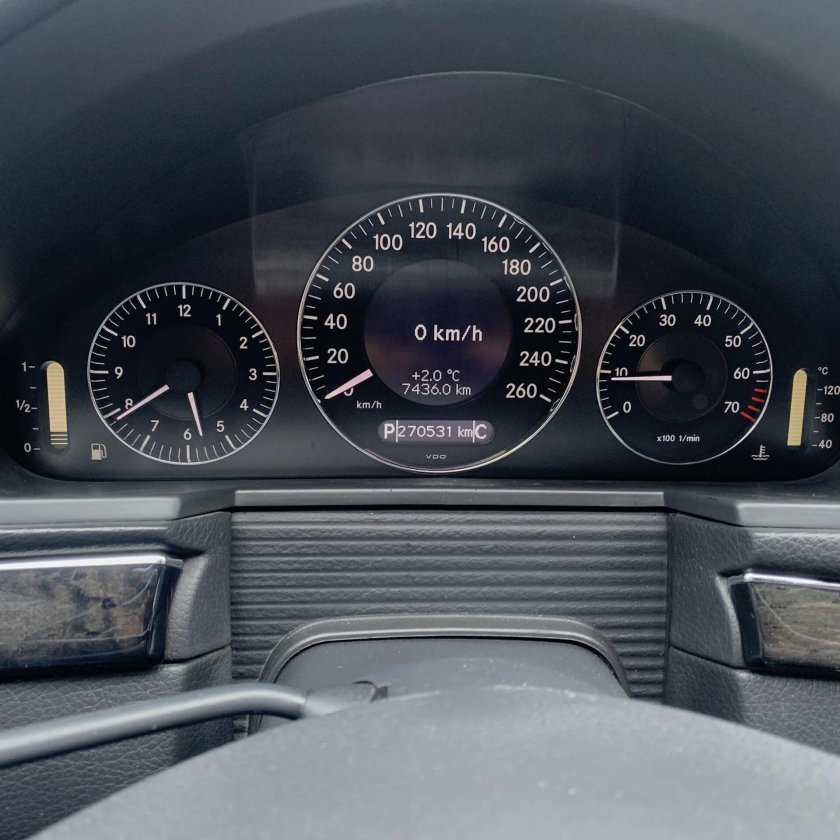 Приборная панель Mercedes w211 индикаторы