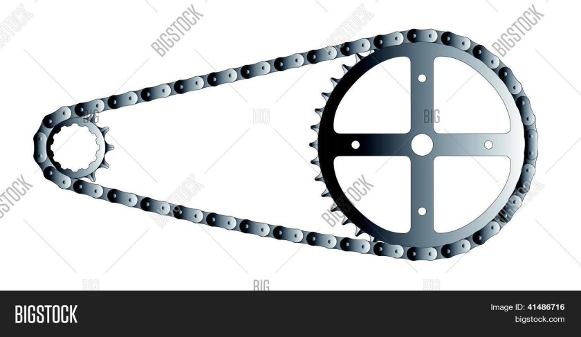Рамка велосипедная цепь