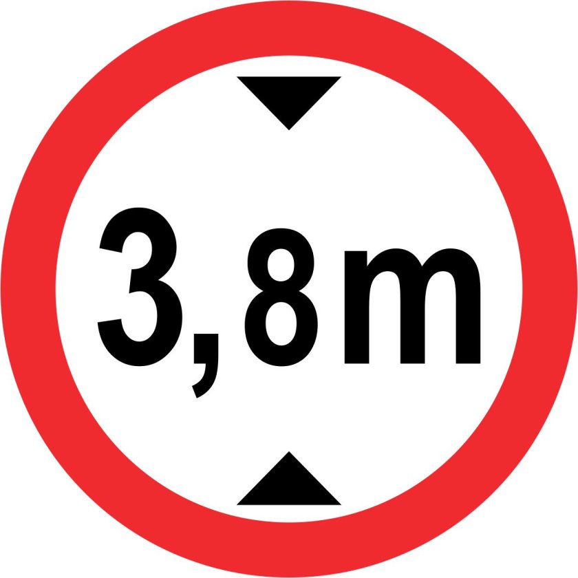 Дорожный знак 3 13 ограничение высоты