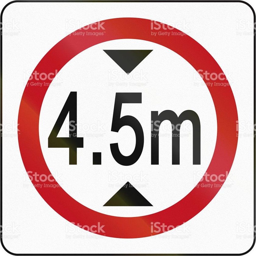 Знак ограничение по высоте