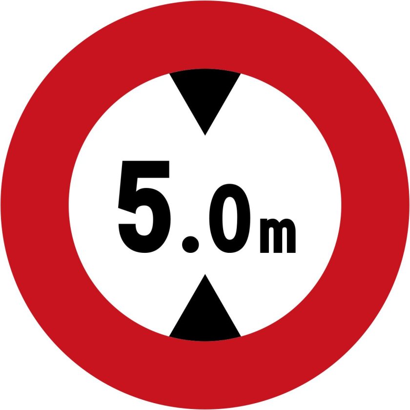 Дорожный знак 3.13 ограничение высоты