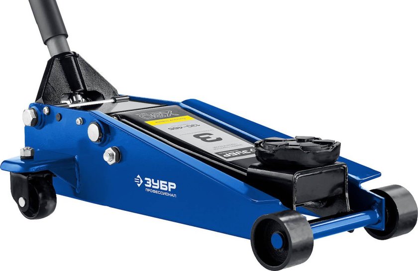 Домкрат подкатной ЗУБР 3т
