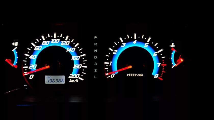 Galant 8 Пересвет одометра