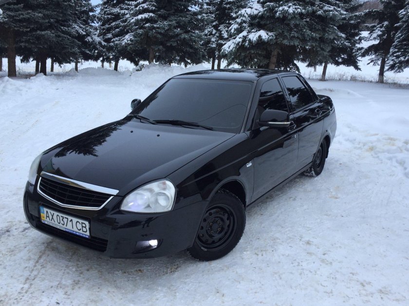 Лада Приора 2 седан черная
