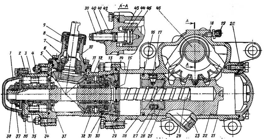 Редуктор ГУР КАМАЗ 5320