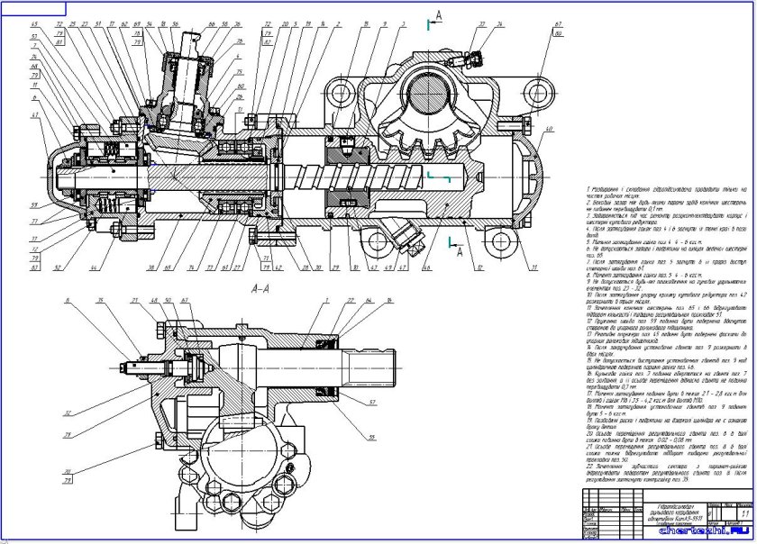 Гидравлический усилитель рулевого управления КАМАЗ 4310