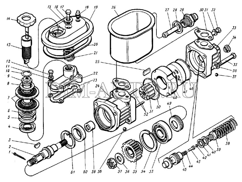 Насос гидроусилителя руля КАМАЗ 4310