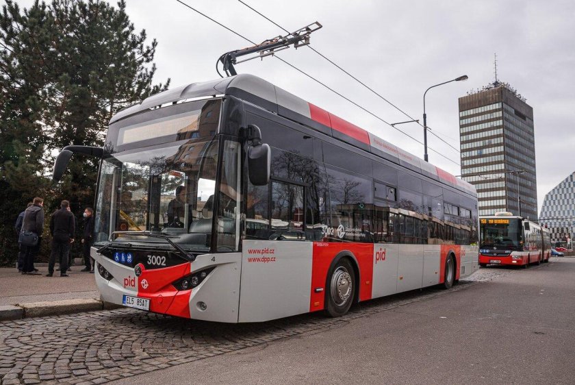 Пражский электробус