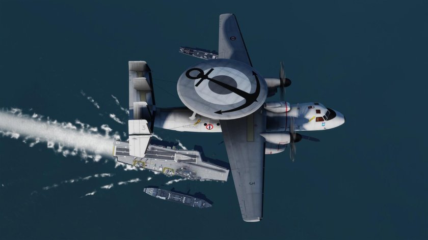 Самолет Grumman e-2 Hawkeye