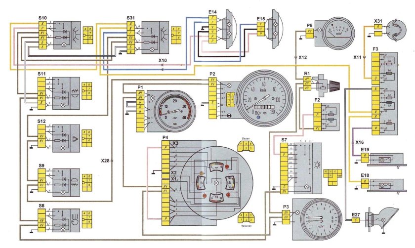 Схема электрооборудования КАМАЗ 6520 евро 2