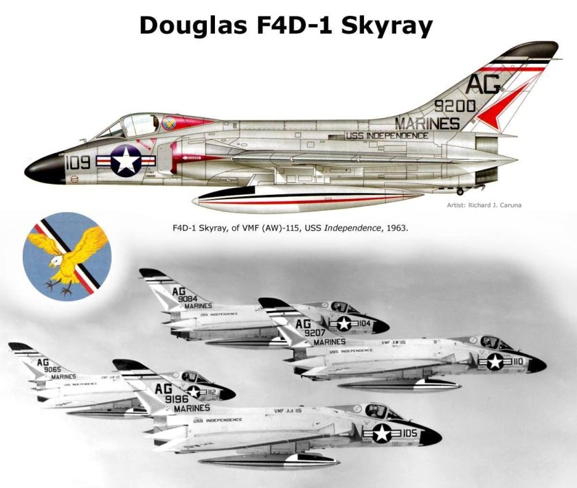 Douglas f4d SKYRAY чертежи