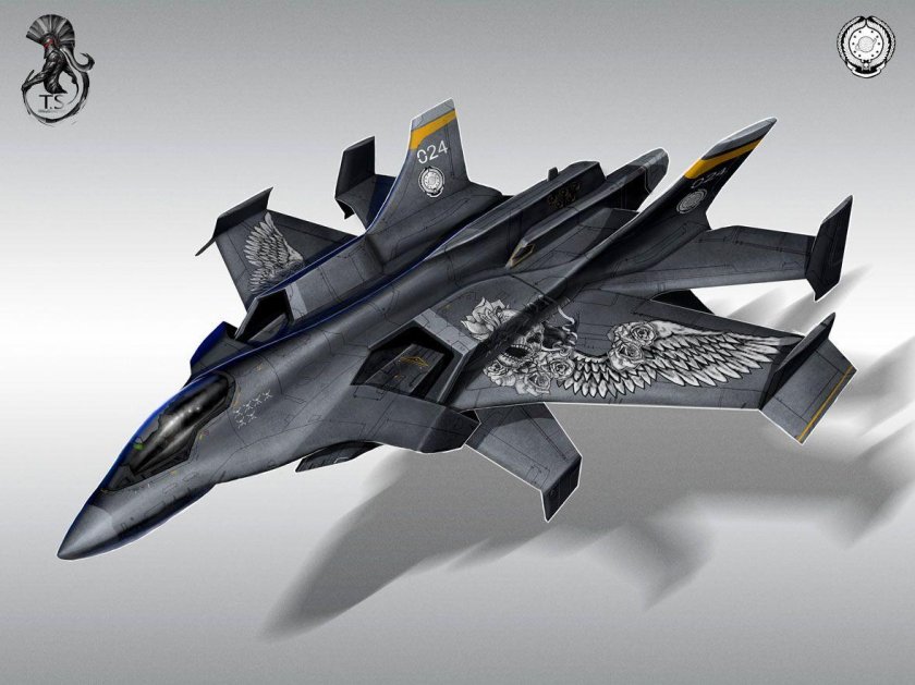 Стелс бомбардировщик концепт