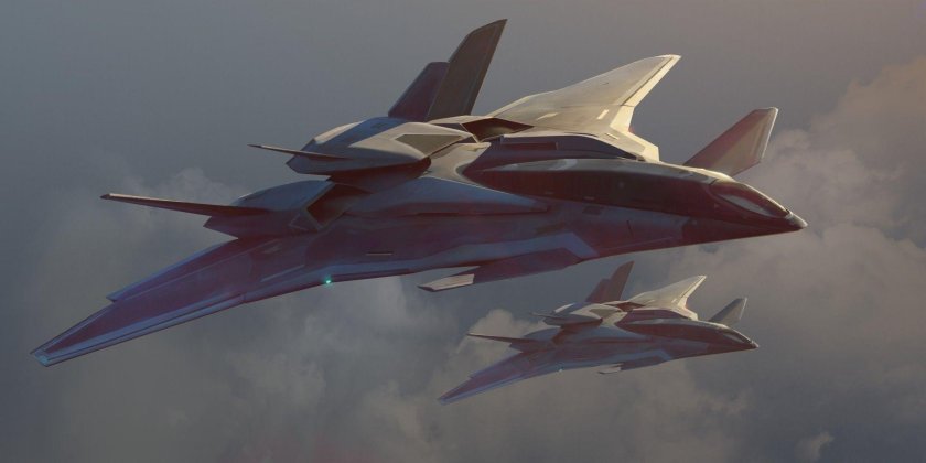 Стелс бомбардировщик концепт