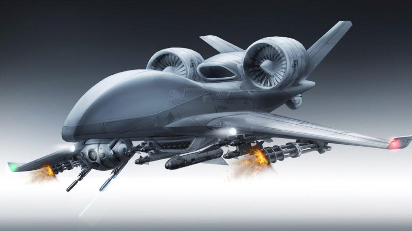 Реактивный конвертоплан концепт