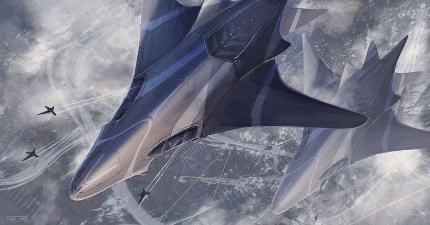 Сверхзвуковой стелс бомбардировщик