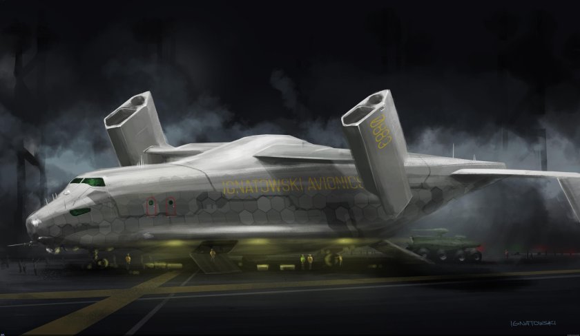 Дизельпанк экраноплан