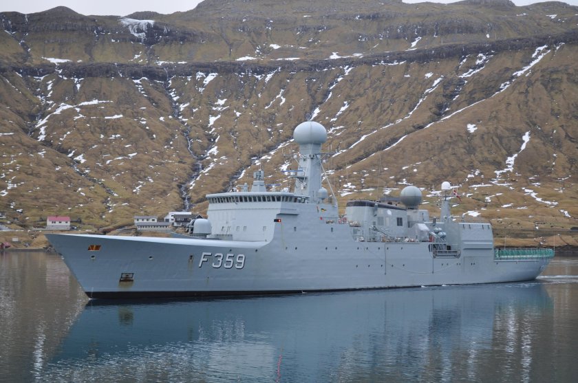 Фрегат Ивер хюитфельд ВМС Дании