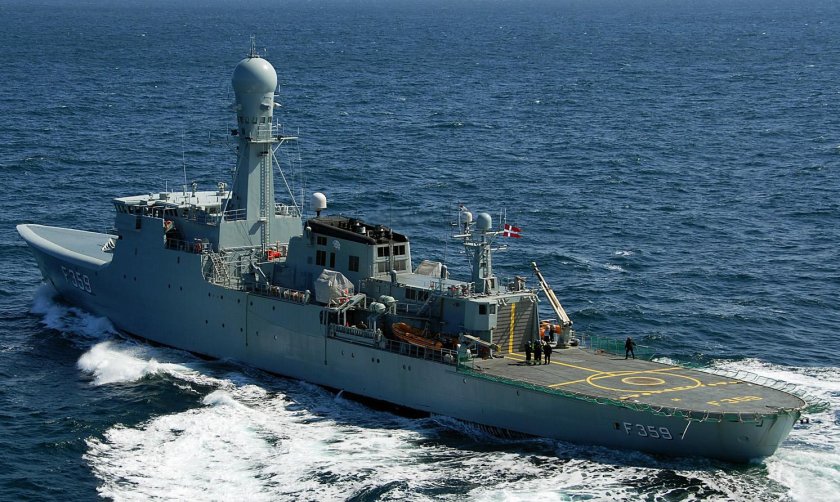 Фрегат Тетис Дании