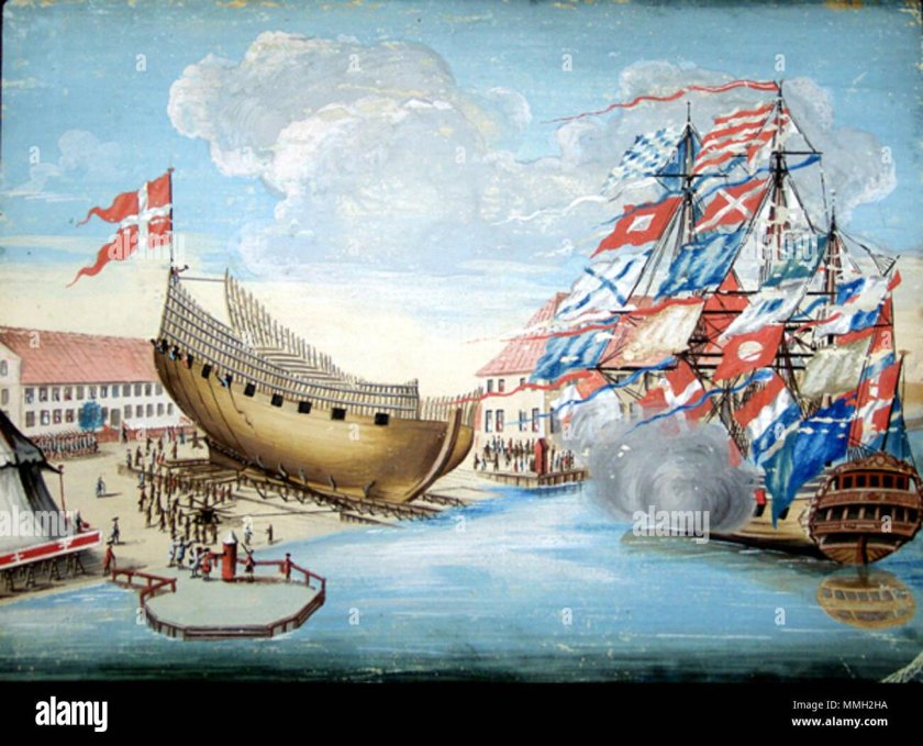 Дания 18 век флот