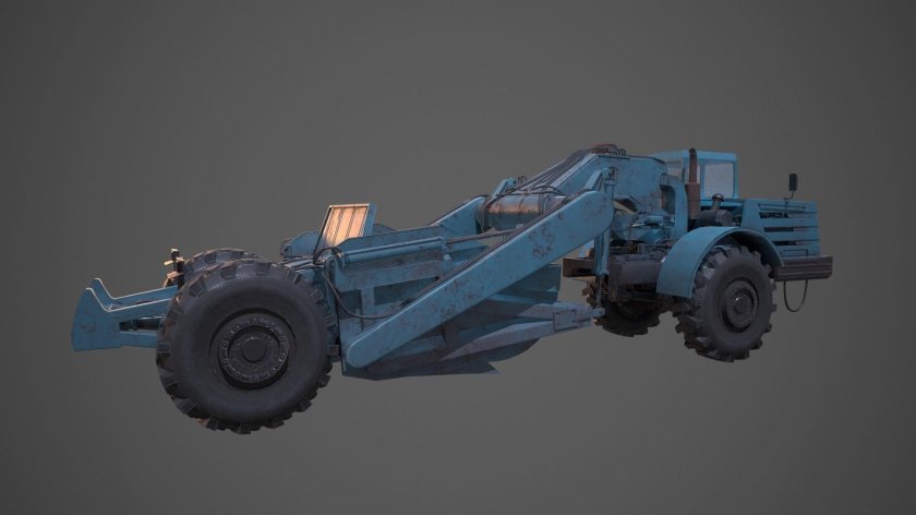 Скрепер самоходный МОАЗ-60071