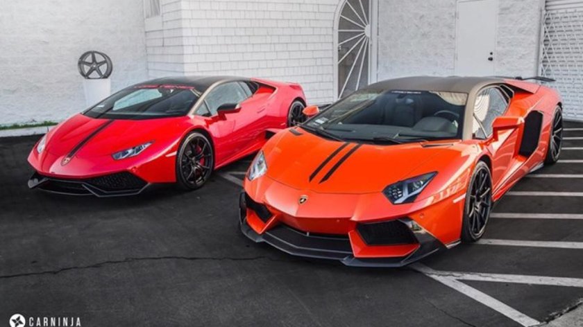 Ламборджини Хуракан и авентадор