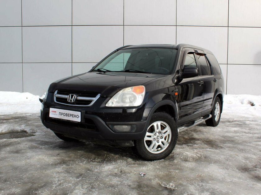 Honda CR-V 2002 черный