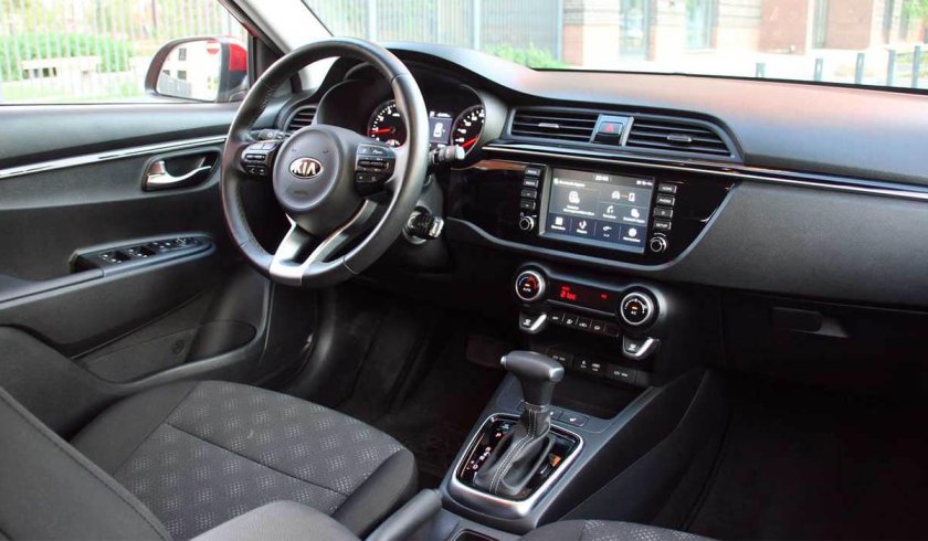 Kia rio x line салон