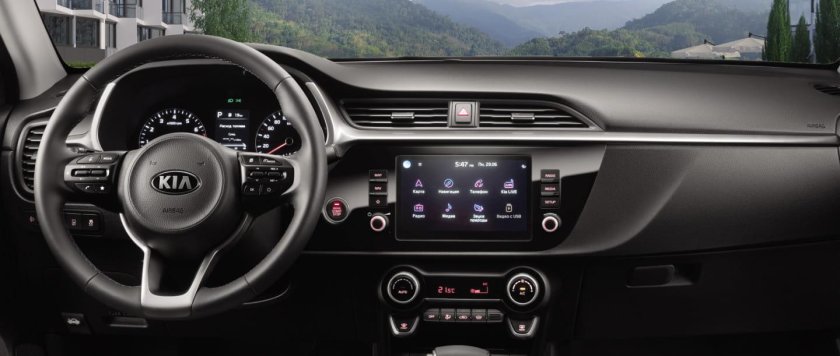 Kia Rio x-line 2021 салон