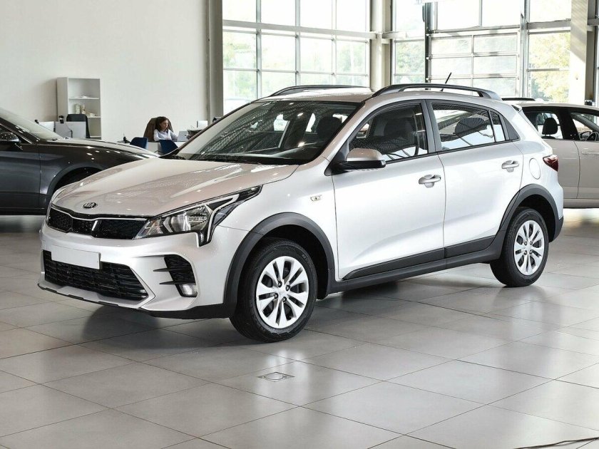 Киа рио х серебристая 2022