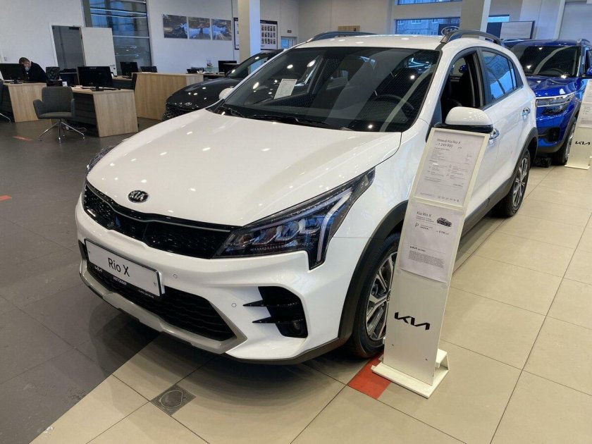 Kia Rio x белая 2022