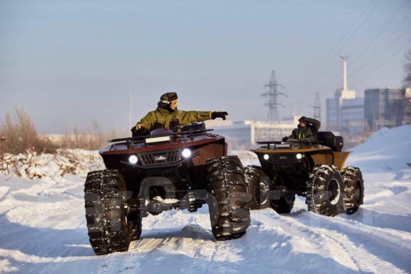 Снегоболотоход амфибия Фантом