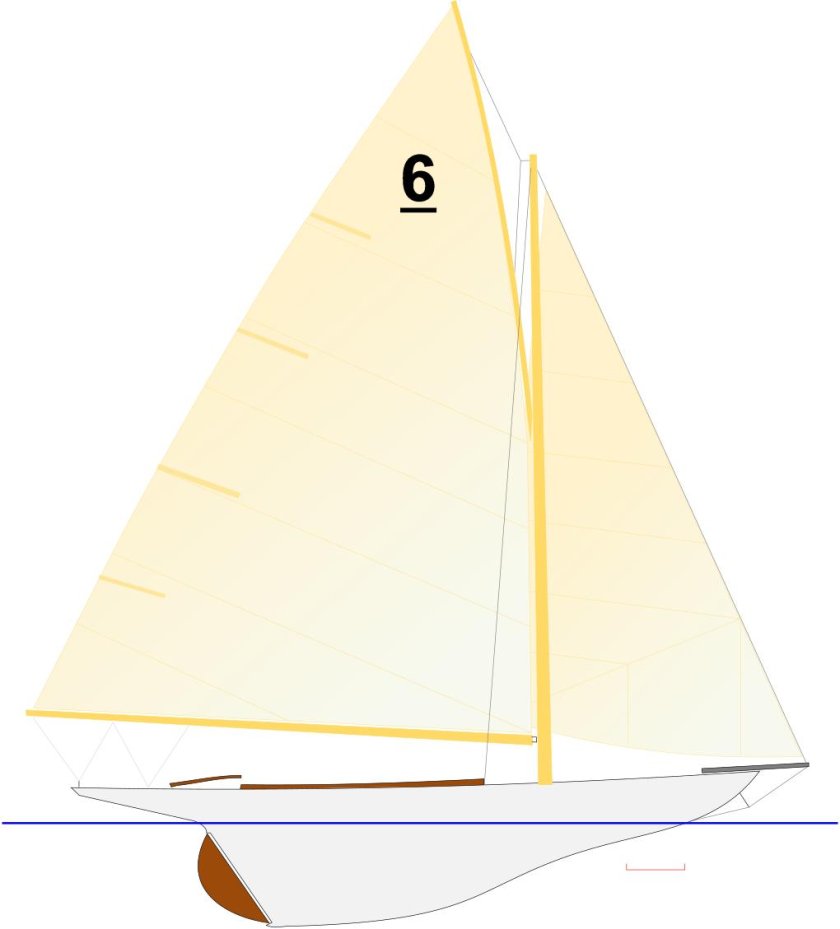 Яхта 6 метров парусная