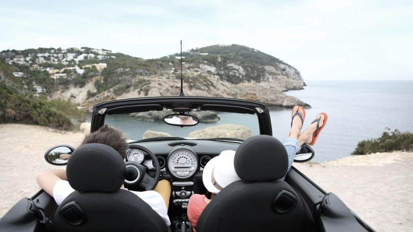 Кабриолет море