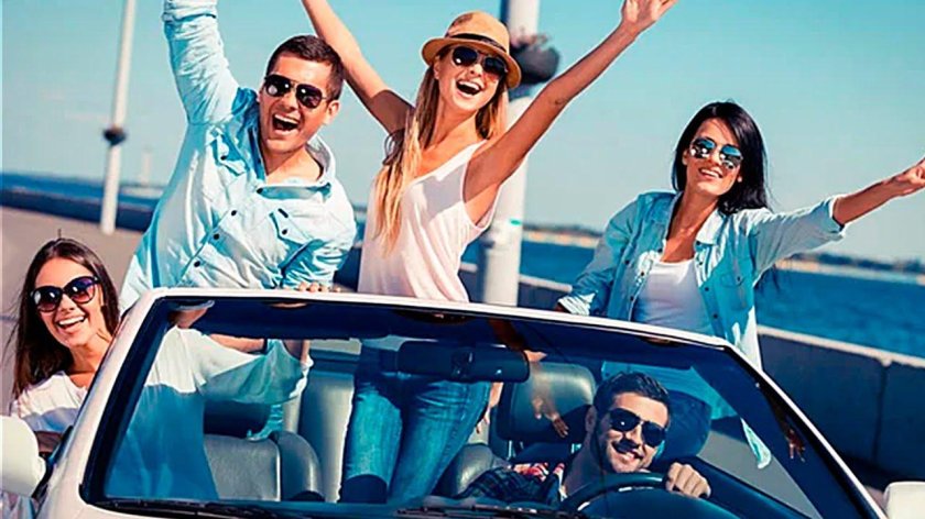 Путешествие с друзьями на машине