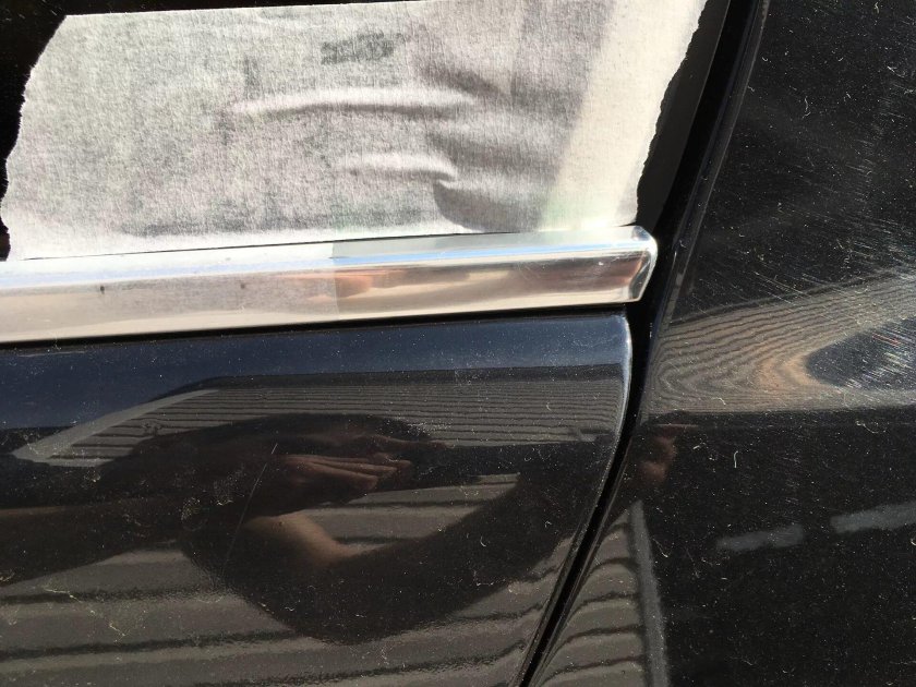 Полировкам молдингов БМВ е53