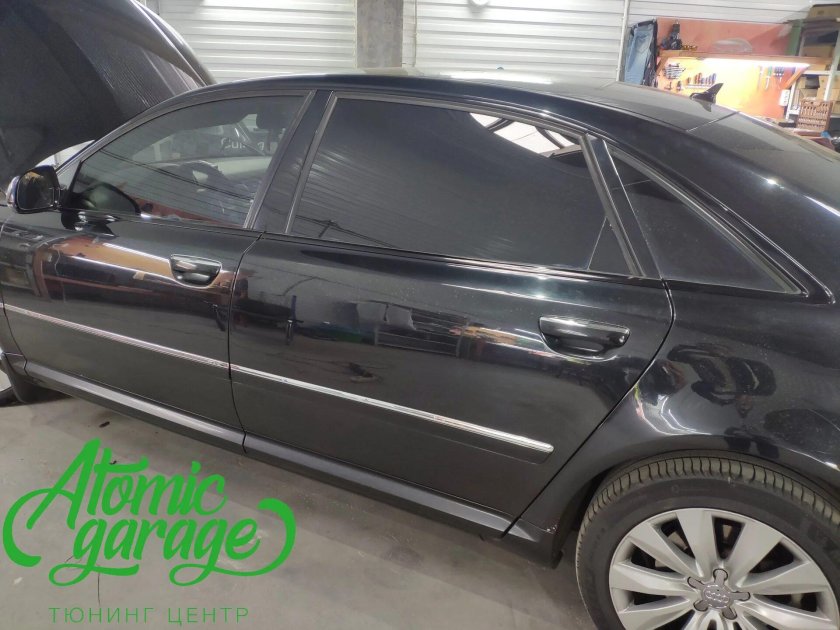 Оклейка молдингов плёнкой чёрный глянец