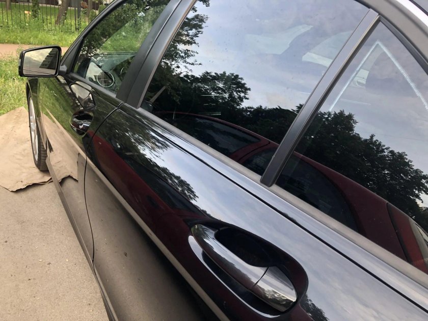 W203 хром молдингов