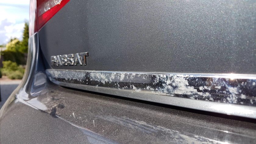 Налет на хроме автомобиля