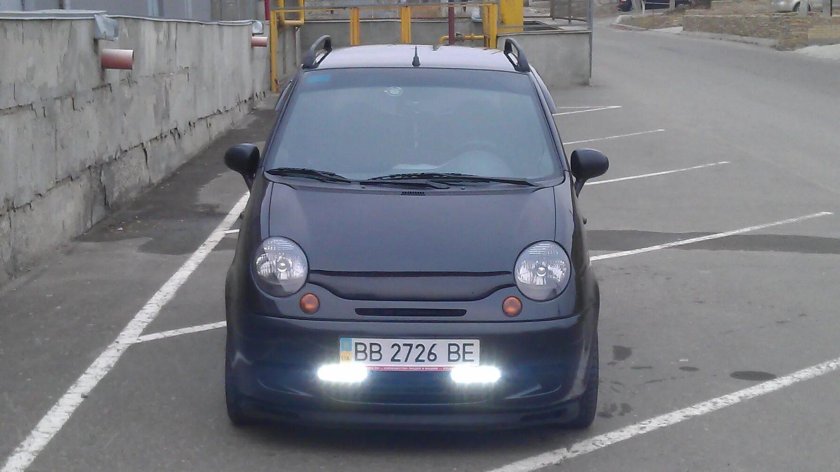 Матиз черный тонированный