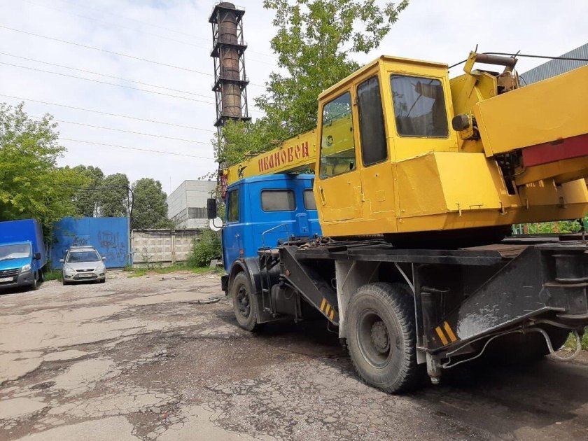 Маз автокран ивановец 14т