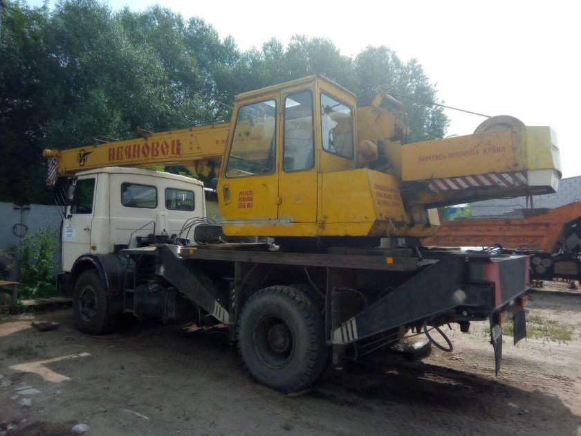 Автокран ивановец кс-35715